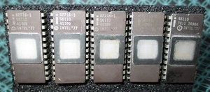 Intel 350ns NMOS UV borrable 16K bits programable estática EPROM 24P B2716-1 5-PK - Imagen 1 de 2