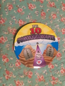 8 Kinder Sonntagsschulbibel Gemeindeaktivität 10 Gebote Geschichtenräder - Bild 1 von 1