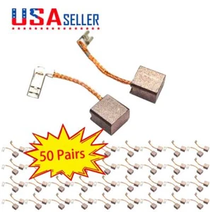 50 Pairs Carbon Brushes For Hilti TE 7-A Cordless Drill Rotary Hammer Drill Tool - Picture 1 of 3