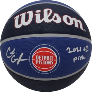 Cade Cunningham Autographed Detroit Pistons Basketball #1 Pick FAN 46697 - Picture 1 of 4