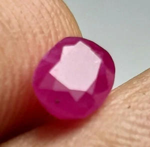 1.45 carat Beautiful red ruby faceted Gemstone from jagdalik AFGHANISTAN. - Picture 1 of 12