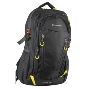 Pierre Cardin Mens Nylon Adventure Travel & Sport Large Backpack Bag in Grey - Picture 1 of 4