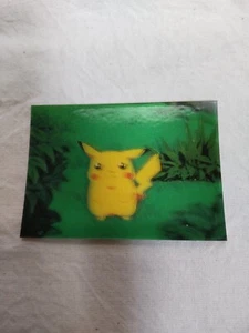 Pikachu Japanese Lenticular 3D Card Meiji Milk Cocoa Pokemon 8554 - Picture 1 of 8