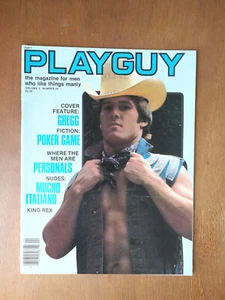 Playguy Magazine April 1979 Italiano Hung King Rex Gay Interest Playgirl 125 - Picture 1 of 1