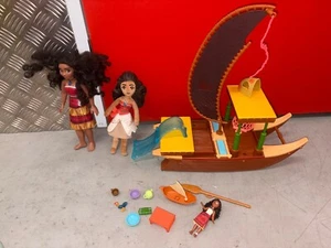 Disney Moana 2 - Moana’s Adventure Canoe Playset + Moana singing doll + Plush - Picture 1 of 8