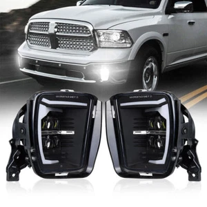 LED-Nebelscheinwerfer mit Tagfahrlicht für 13-18 Dodge Ram 1500 Stoßstangenlicht - Bild 1 von 12