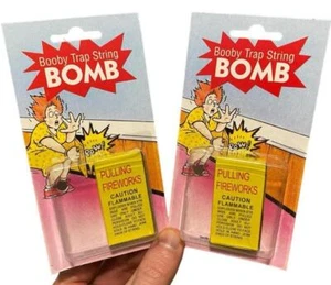 2-PACK - BOOBY TRAP STRING - Funny Classic Novelty Joke Gag Prank Gift - Picture 1 of 5