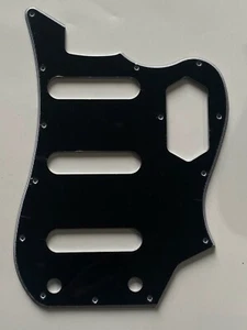 Golpeador de guitarra para bajo VI modificado vintage para Squier 5 capas negro - Imagen 1 de 7