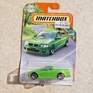 Matchbox MBX Road Trip 16/35 (2018) Green '08 Holden Ve Ute SSV - Picture 1 of 3