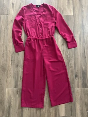 Женский комбинезон Mossimo XS без застежек с длинным рукавом цельный розовый - Изображение 1 из 2