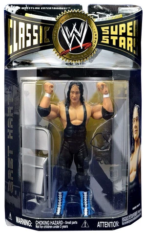 Bret Hart The Hitman WWE WWF Classic Superstars NIB Collection Series 13 JAKKS Cover