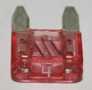 Mini fusible automotriz automotriz 4A (HECHO EN EE. UU.) - Imagen 1 de 1