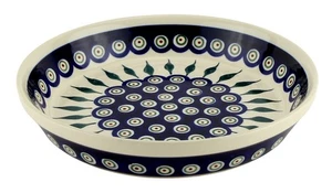 Polish Pottery Pie & Quiche Dish by Zaklady Boleslawiec – Perfect for Baking - Picture 1 of 4