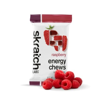 SKRATCH LABS Sport Energy Masticables, Frambuesa (Paquete de 10)-Desarrollado para Atletas y Foto 1 de 4