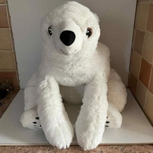 Ikea Snuttig Eisbär Teddy groß Plüschtier Kuscheltier Bettdecke 75 cm/30 Zoll kuschelig - Bild 1 von 3