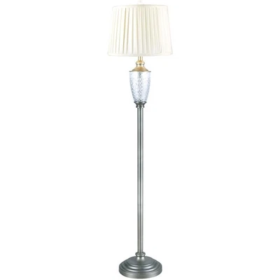 Dale Tiffany SGF17178F Evelyn Floor Lamp Antique Nickel - Image 1 of 2