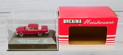 Brekina Masterserie, Mercedes 280 SE 3.5 Coupe, Red, 1/87 HO Scale - Image 1 of 2