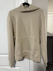 Express Men's Hoodie Beige Size Small - Picture 1 of 4