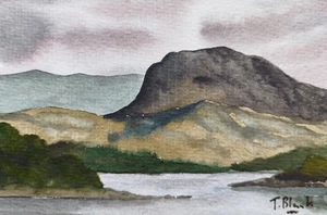 ORIGINAL AQUARELL - Blick auf Ben Nevis, Schottland - Bild 1 von 1