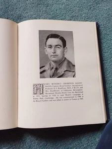 Sk186 1946 WW2 Memorial Oundle picture Henry Kaufmann John Kennedy  - Picture 1 of 2