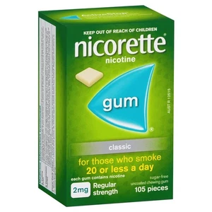 Chicorette Dejar de fumar fuerza regular clásica 2 mg 105 piezas - Imagen 1 de 3
