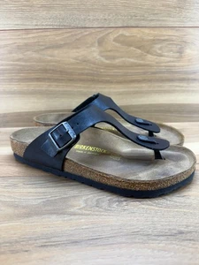 Sandali Birkenstock donna Gizeh 10 W EU 41 neri Birko slip on - Foto 1 di 10