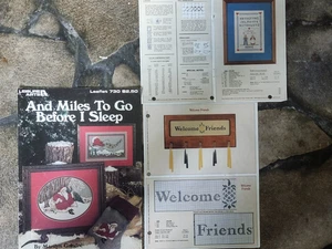 Leisure Arts "And Miles to go Before I Sleep" & Because You Count Cross Stitch  - Bild 1 von 4