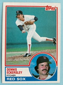1983 Topps Baseball #270 Dennis Eckersley - Boston Red Sox - Foto 1 di 2