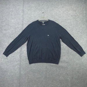 Van Heusen Sweater Mens XL Black Iris Htr Regular Fit Wool Blend Pullover NWT - Picture 1 of 13