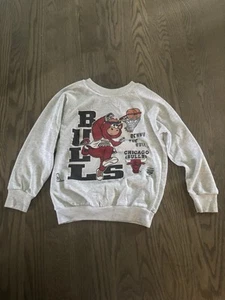 Vintage Kids Youth Benny The Bull Made In USA 90s Rap Crewneck - Picture 1 of 3