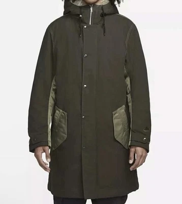 Jaqueta masculina Nike reversível Therma-Fit lateral Parka tamanho grande limitada - Imagem 1 de 4