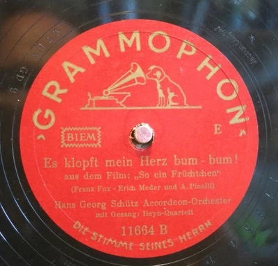 Hans Georg Schütz 78 RPM / Über`s Jahr Sieht Die Welt Ganz Anders..(273-0725-AN) - Bild 1 von 2