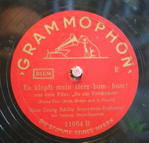 Hans Georg Schütz 78 RPM / Über`s Jahr Sieht Die Welt Ganz Anders..(273-0725-AN) - Bild 1 von 2