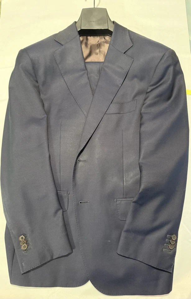 Suit Supply Napoli 40S Navy Suit - Image 1 of 4