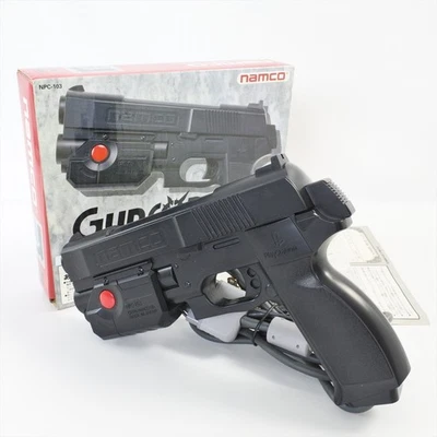 PS GUN CONTROLLER NPC-103 Boxed -Work for CRT TV Only- Playstation Namco 2872 - Image 1 of 4