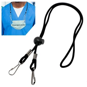 Hanging Anti-lost Neck Straps Protect Ears Face Mask Lanyards With Two Clips - Picture 1 of 10