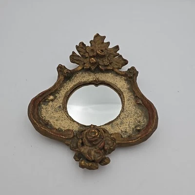 Espejo de césped colgante antiguo vintage  Foto 1 de 4