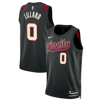Camiseta deportiva Nike Damian Lillard para hombre talla grande 48 Trail Blazers Swingman Rip City Foto 1 de 4