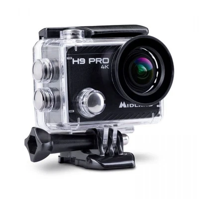 Compact Video Camera, Action Cam, HD 4K, Wi-Fi, Waterproof, 128GB - Midland H9 - Image 1 of 4