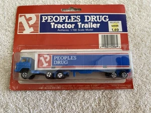 People’s Drug 1/100 Scale Truck And Trailer - Picture 1 of 1