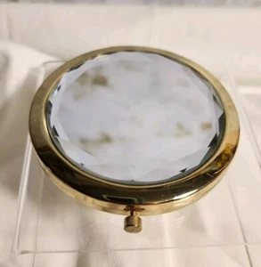 Beauty Compact Mirror from Macy's Beauty Box, Diamond Fauceted - Picture 1 of 4