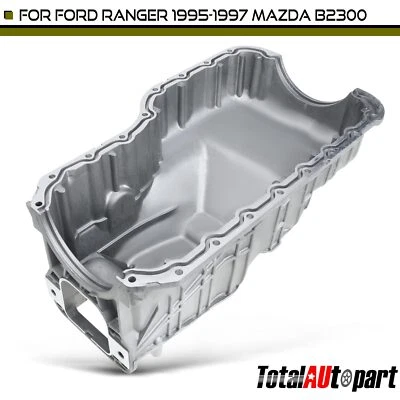 Cacerola de aceite del motor para Ford Ranger 1995-1997 Mazda B2300 1994 1995 1996 1997 L4 2,3 L Foto 1 de 4