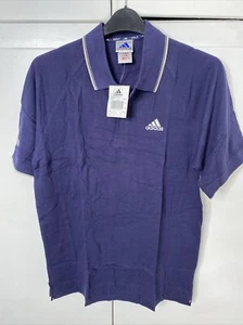 Adidas Mens Blue Golf Polo Shirt - Size 38/40 NEW - Picture 1 of 8