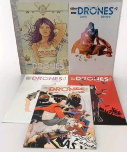 Drohnen #1 - #5 von Chris Lewis & Bruno Oliveira (IDW, 2015, 1. Auflage) - Bild 1 von 16