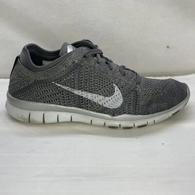 Nike Free 5.0 TR Flyknit Metallic Pack Running Shoes 804534-002 Women's Size 7.5 - Image 1 of 4
