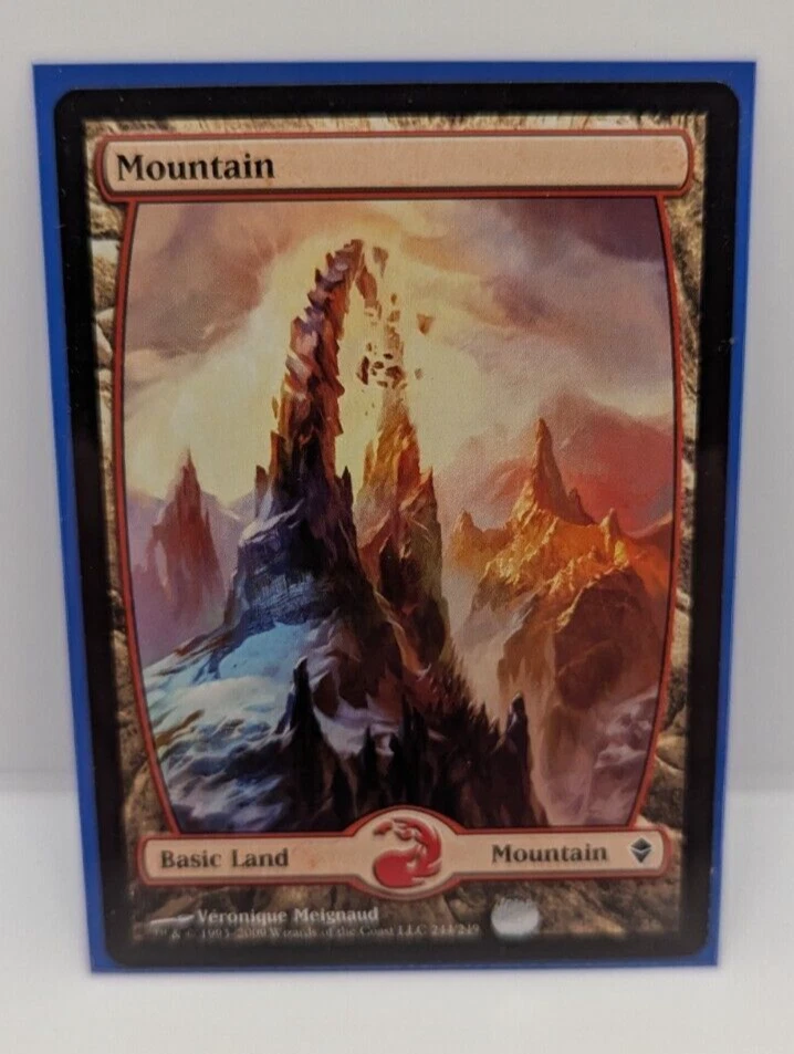 MTG Mountain Zendikar (244) Full Art Regular Common NM - Image 1 of 1