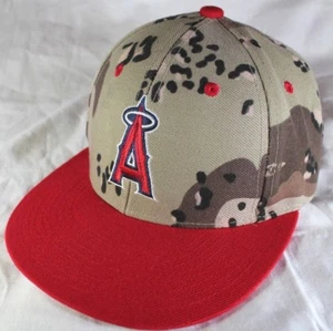 Angels State Farm Hat Los Angeles Cap Camo Snapback Baseball Cap  - Picture 1 of 12