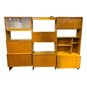 Mid-Century Danish Modern Teak Wall Unit - Picture 1 of 12