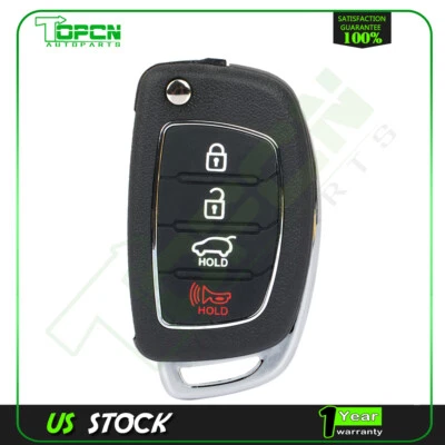 For Hyundai Sonata 2015 2016 2017 Keyless Entry Remote Control Car Key Fob - Image 1 of 4