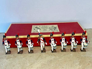8 CBG Minot Toy Soldiers Tambours Napoleonic Grenadiers de la Garde Drummers - Picture 1 of 10